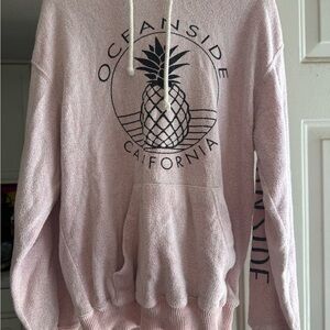 Pink Oceanside California Hoodie
